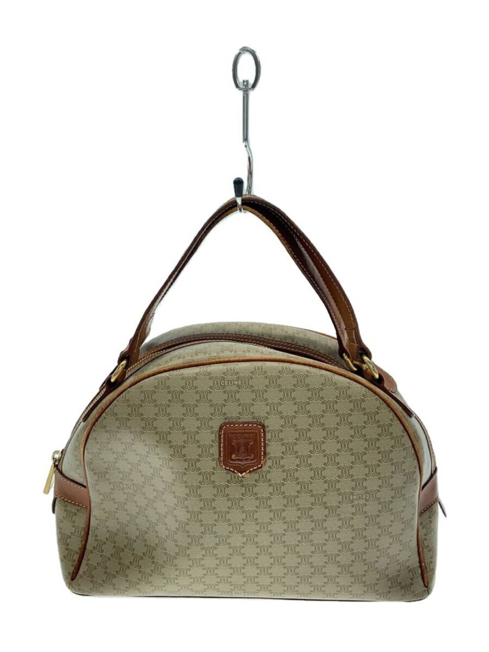 Celine Macadam Dome handbag iconic beige brown Triomphe monogram
